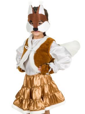 Карнавальний костюм Білочка №3 (рудий)